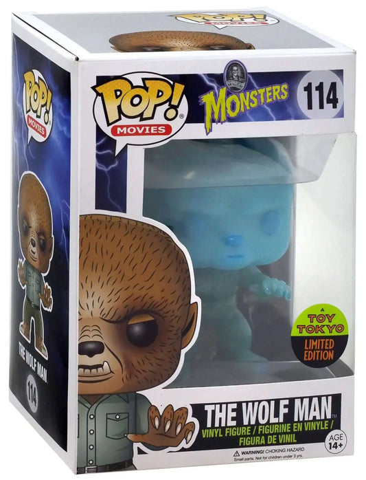 Funko Pop! Movies: Monsters - The Wolf Man #114 - Toy Tokyo Ltd Edition