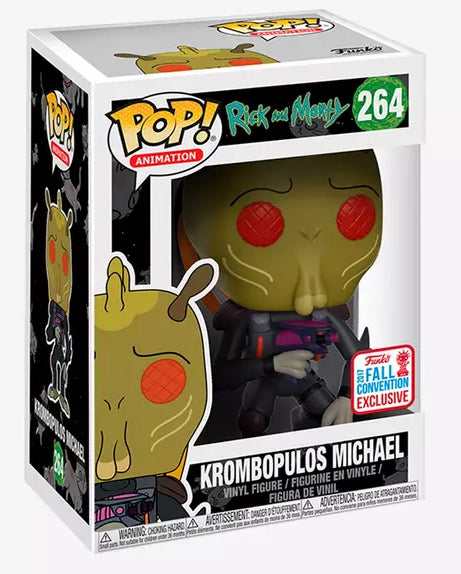 Funko Pop! Animation: Rick and Morty: Krombopulos Michael #264 2017 Fall Convention