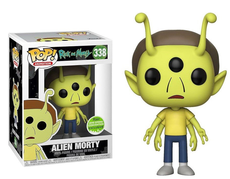 Funko Pop! Animation: Rick and Morty Alien Morty #338 2018 Convention Exclusive