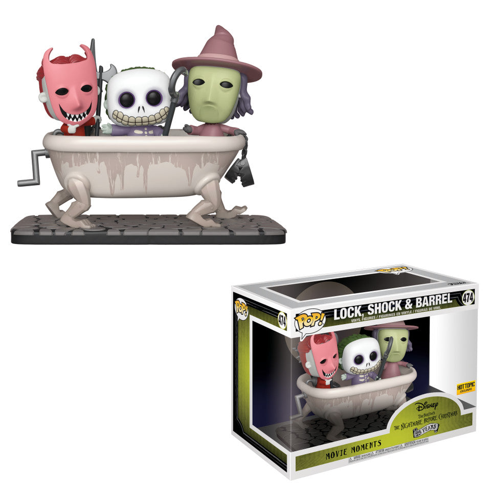 Funko Pop! Movie Moments: Nightmare Before Christmas: Lock, Shock & Barrel #474 - Hot Topic Exclusive