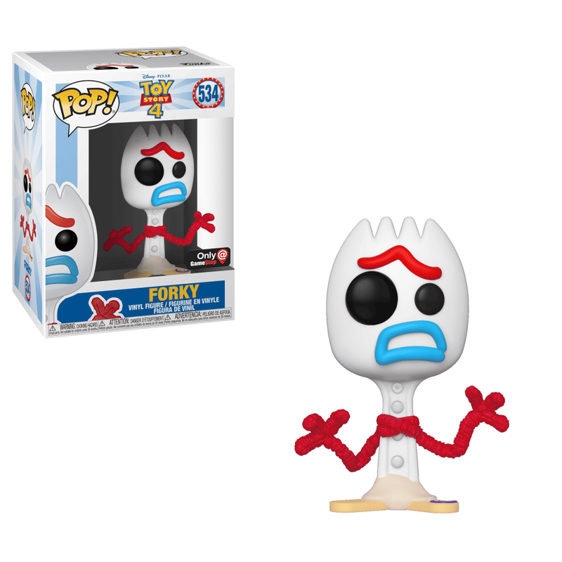 Funko PoP! Toy Story 4: Forky #534 - GameStop Exclusive