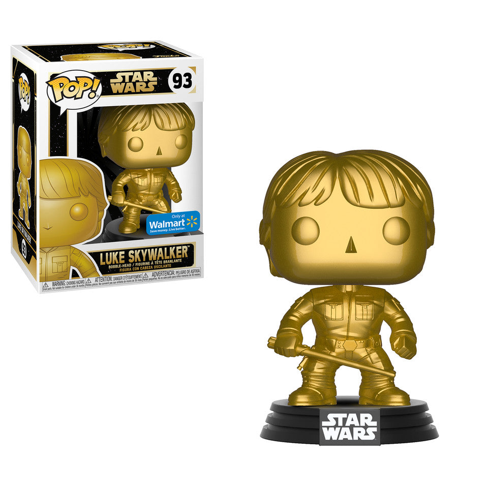 Funko Pop! Star Wars: Luke Skywaler #93 - Walmart Exclusive - box dmg