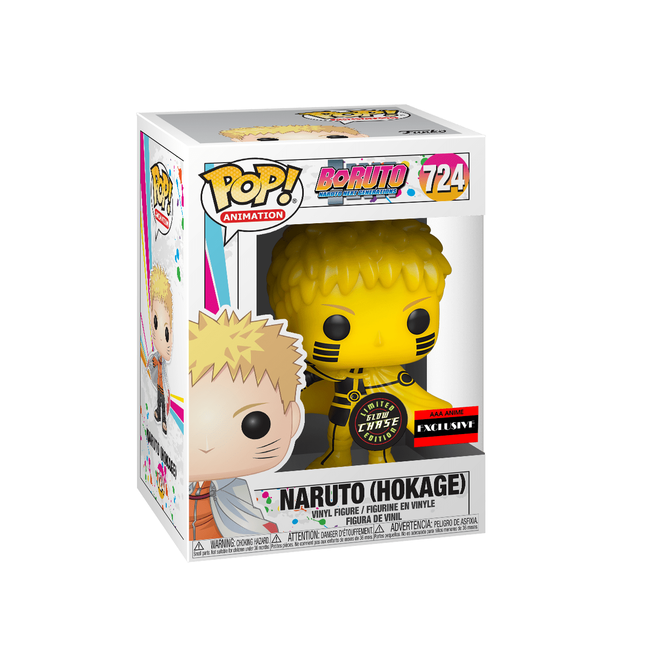 CHASE- Funko PoP! Animation: Boruto: Naruto Hokage #724  AAA Exclusvie - GITD CHASE