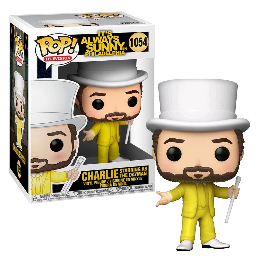 Funko Pop! Television: It's Always Sunny in Philadelphia - Charlie #1054 Starring as the Dayman