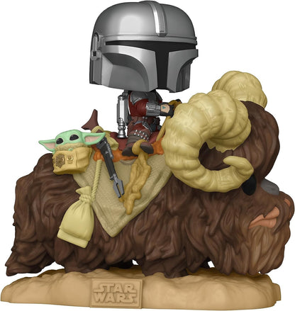 Funko Pop! 6" Mandalorian & The Child on Bantha #416