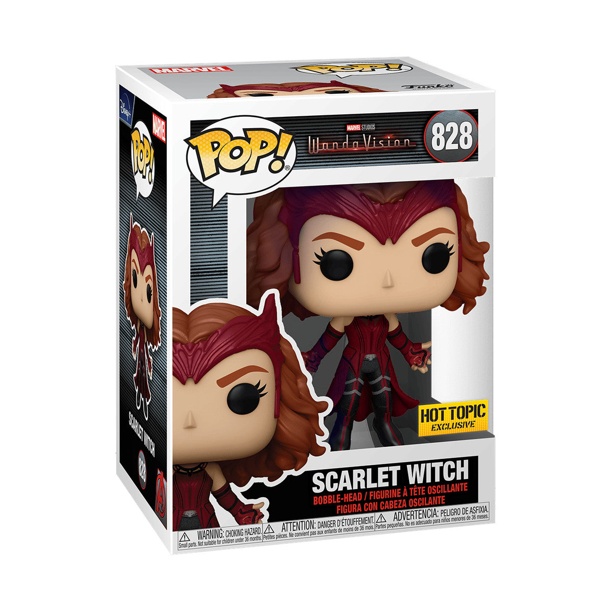 Funko Pop! Wanda Vision: Scarlet Witch (Levitating) #828 - Hot Topic Exclusive