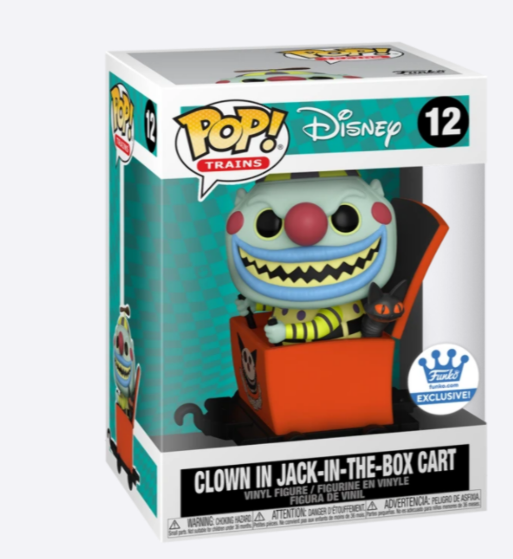Funko Pop! Trains: Clown in Jack-In-The-Box Cart #12 - Funko Exclusive
