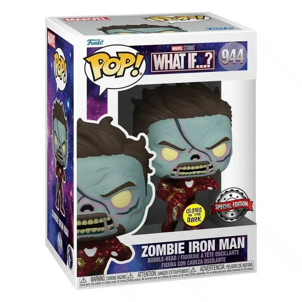 Funko Pop! What if?: Zombie Iron Man GITD Special Edition