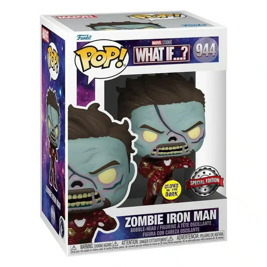 Funko Pop! What if?: Zombie Iron Man GITD Special Edition