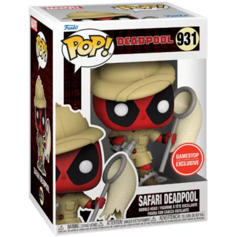 Funko Pop! Deadpool: Safari Deadpool #931 - Gamestop Exclusive