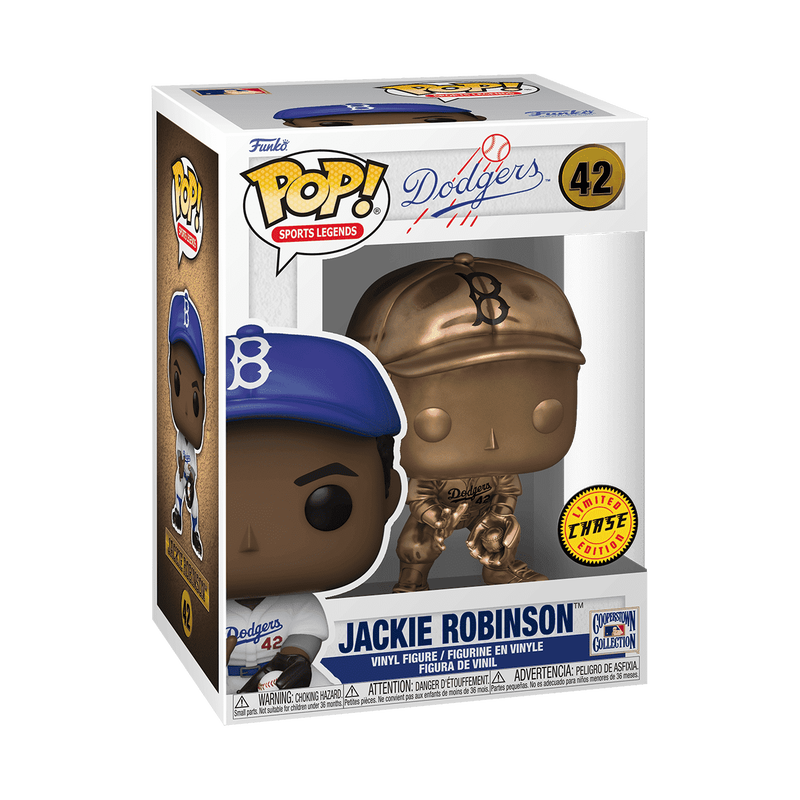 CHASE - Funko Pop! Sports Legends: Dodgers: Jackie Robinson #42 - CHASE