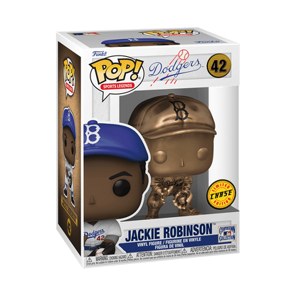CHASE - Funko Pop! Sports Legends: Dodgers: Jackie Robinson #42 - CHASE