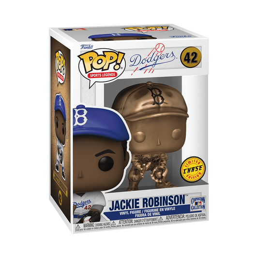CHASE - Funko Pop! Sports Legends: Dodgers: Jackie Robinson #42 - CHASE