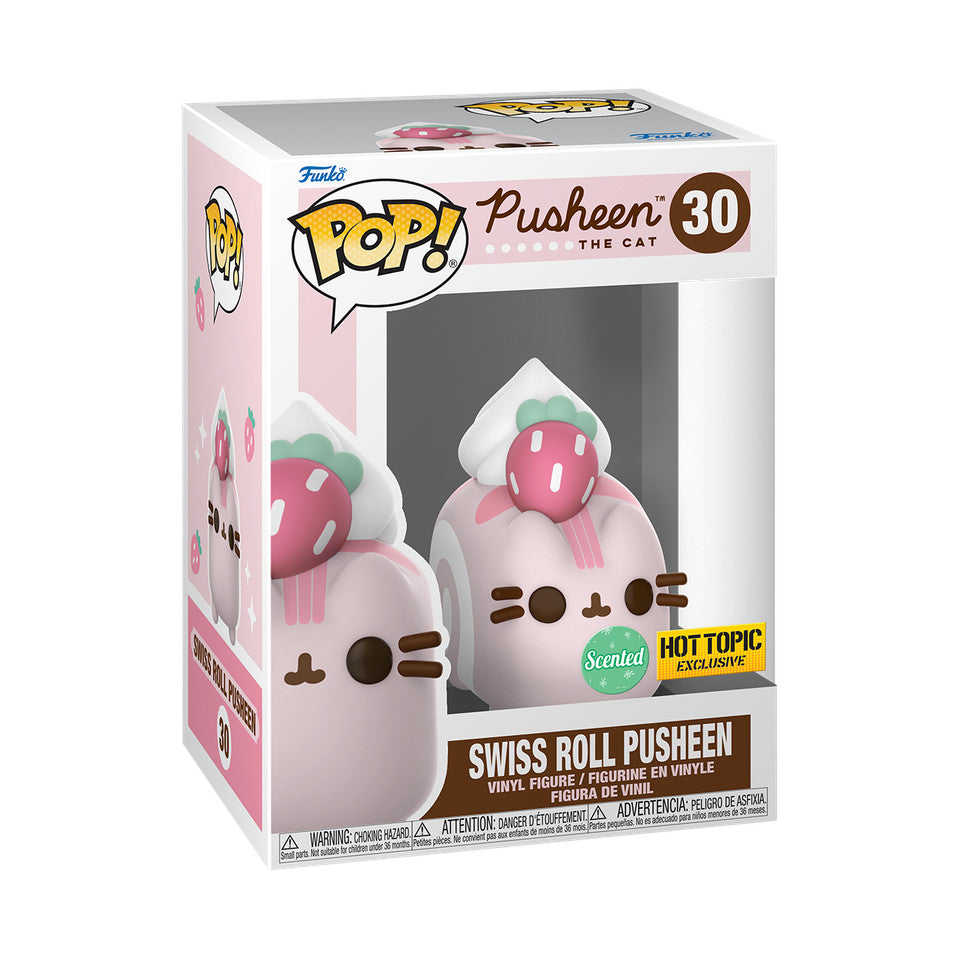 Funko Pop! Pusheen The Cat: Swiss Roll Pusheen #30 - Sented - Hot Topic Exclusive