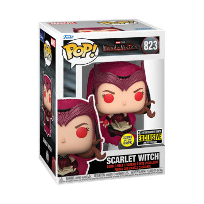 Pop Marvel Wandavision Scarlet Witch #823 GITD EE Exclusive