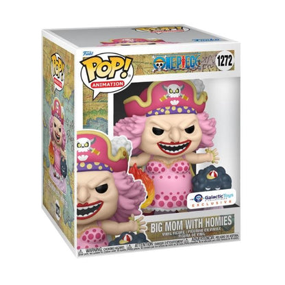 Funko Pop! 10 Inch: Animation: One Piece: Big Mom with Homies #1272 - Galactic Toys Exclusive
