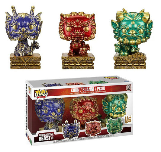 Funko Pop! Asia: Auspicious Beast 3 Pack: Kirin/Suanni/Pixiu
