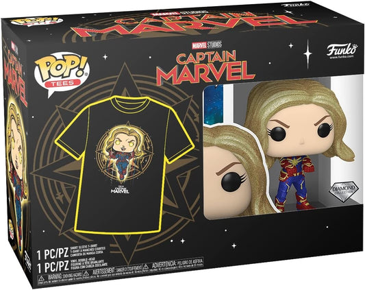 Funko Pop! TEE: Captain Marvel - Medium