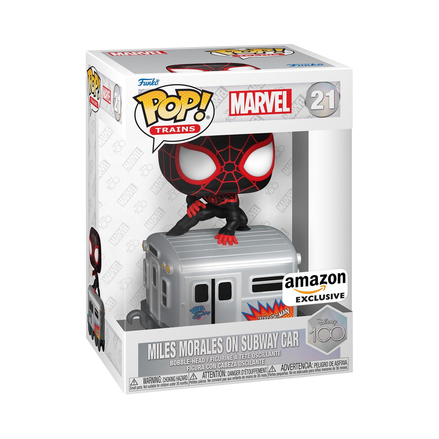 Funko POP! Trains: Mile Morales on Subway Car #21 - Amazon Exclusive