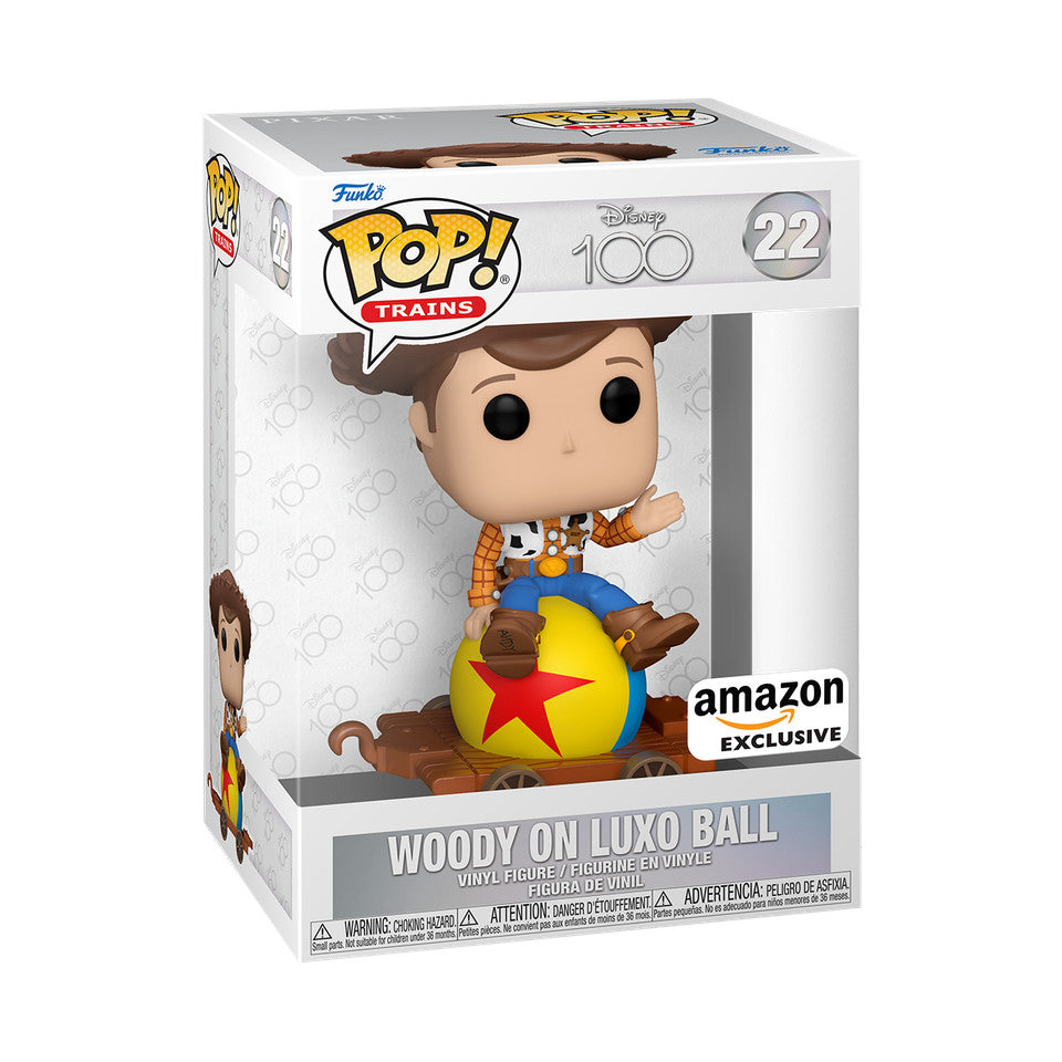 Funko Pop! Trains: Woody on Luxo Ball #22 - Amazon Exlcusive
