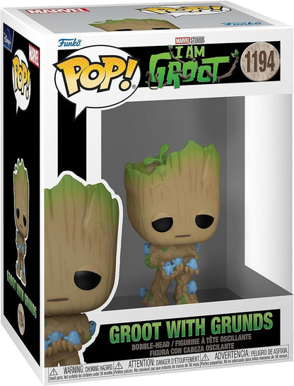 Funko Pop! Marvel: I Am Groot - Groot With Grunds #1194