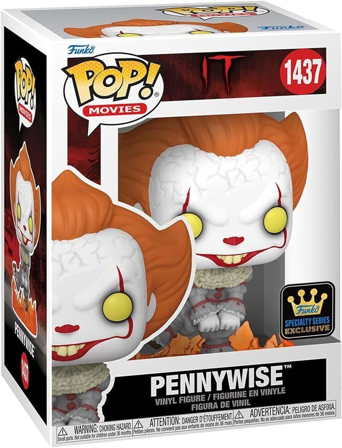 Funko POP! Movies: IT: Pennywise #1437 - Funko Specialty Series Exclusive