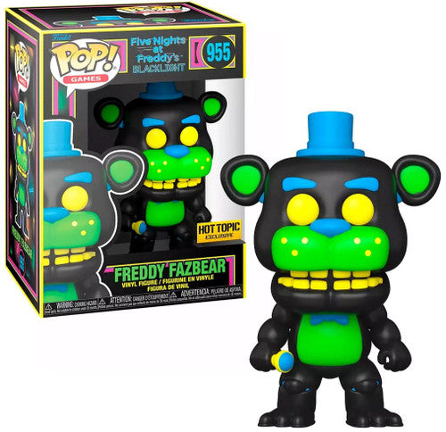 Funko Pop! Games Blacklight Freddy Fazbear #955 Hot Topic Exclusive