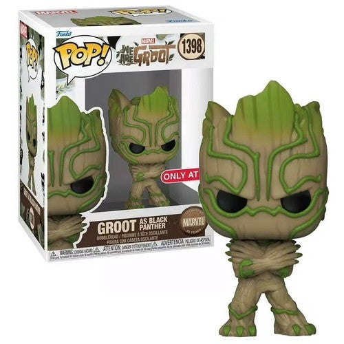 Funko Pop! We Are Groot: Groot as Black Panther #1398 Target Exclusive