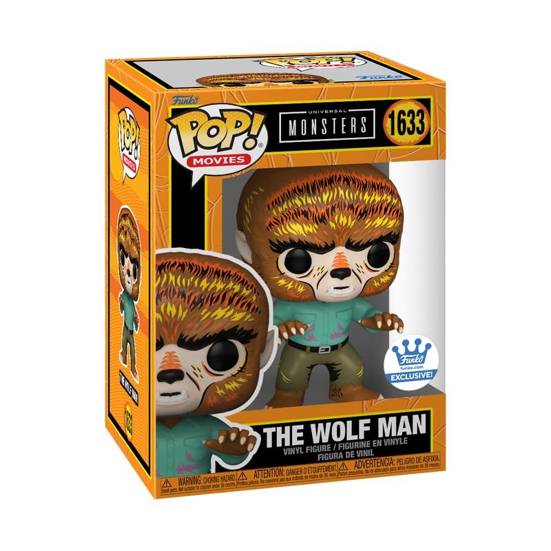 Funko Pop! Movies: Universal Monsters - The Wolf Man #1633 Funko Exclusive
