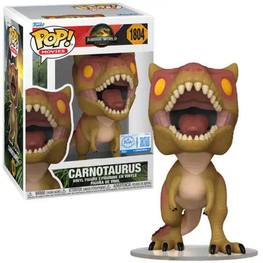 Funko Pop! Jurassic Park World Rebirth Carnotaurus - Special Edition 1804