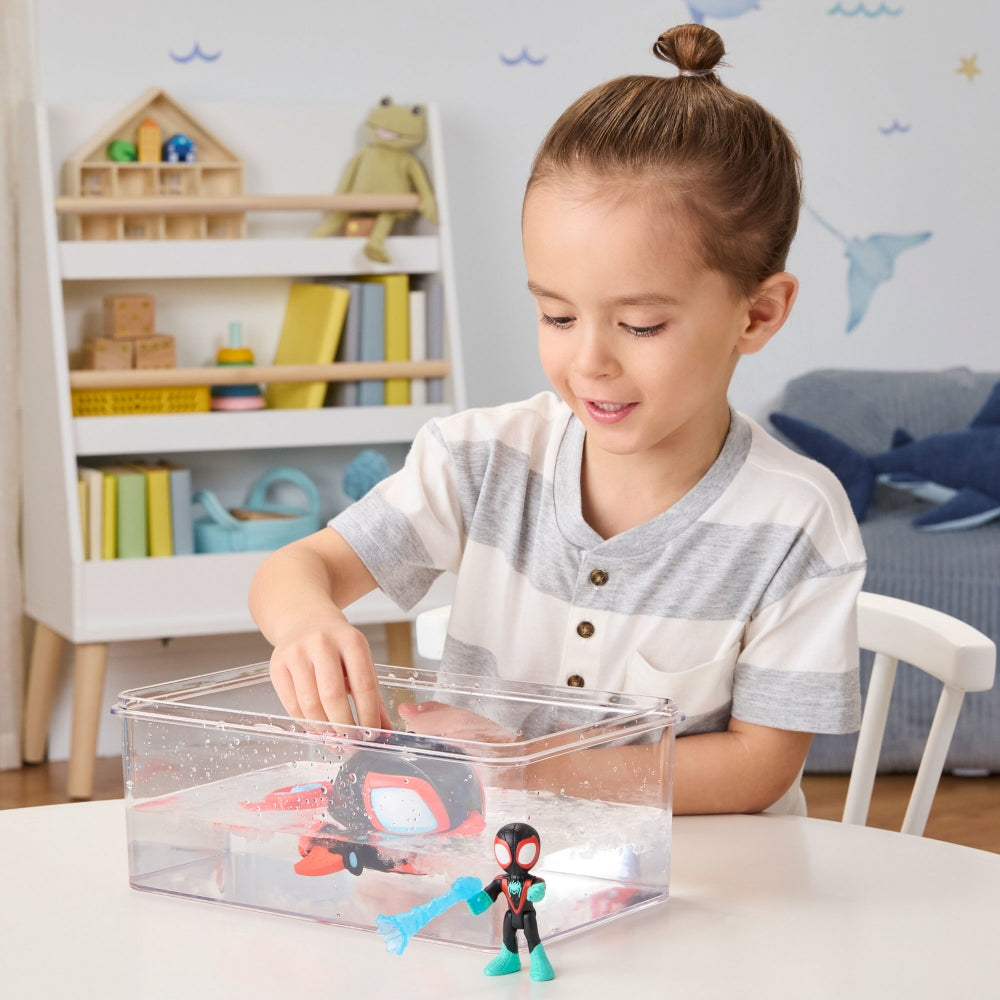 Marvel Spidey and his Amazing Friends Water-Webs Spin Dolphin Submarine