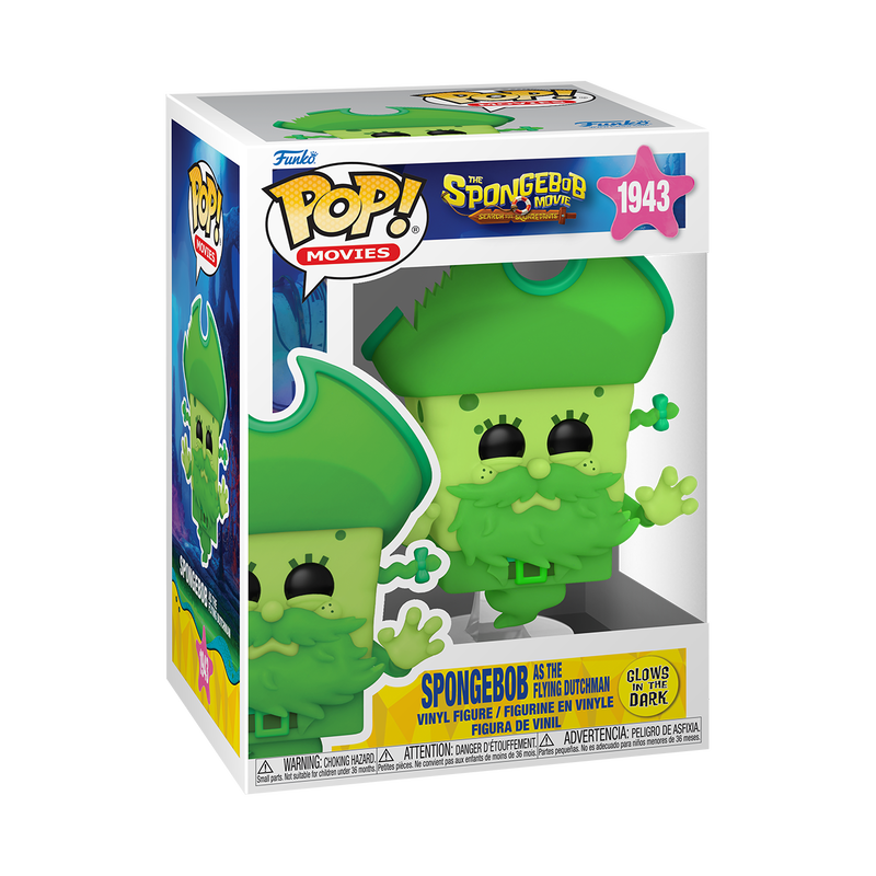 Funko Pop! Movies: Spongebob Movie: Spongebob as the Flying Dutchman GITD