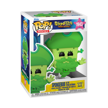 Funko Pop! Movies: Spongebob Movie: Spongebob as the Flying Dutchman GITD