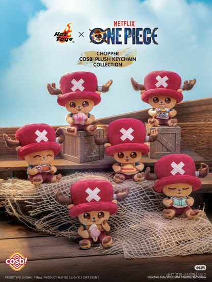 Hot Toys COSBI One Piece Chopper Plush Keychain Blind Box