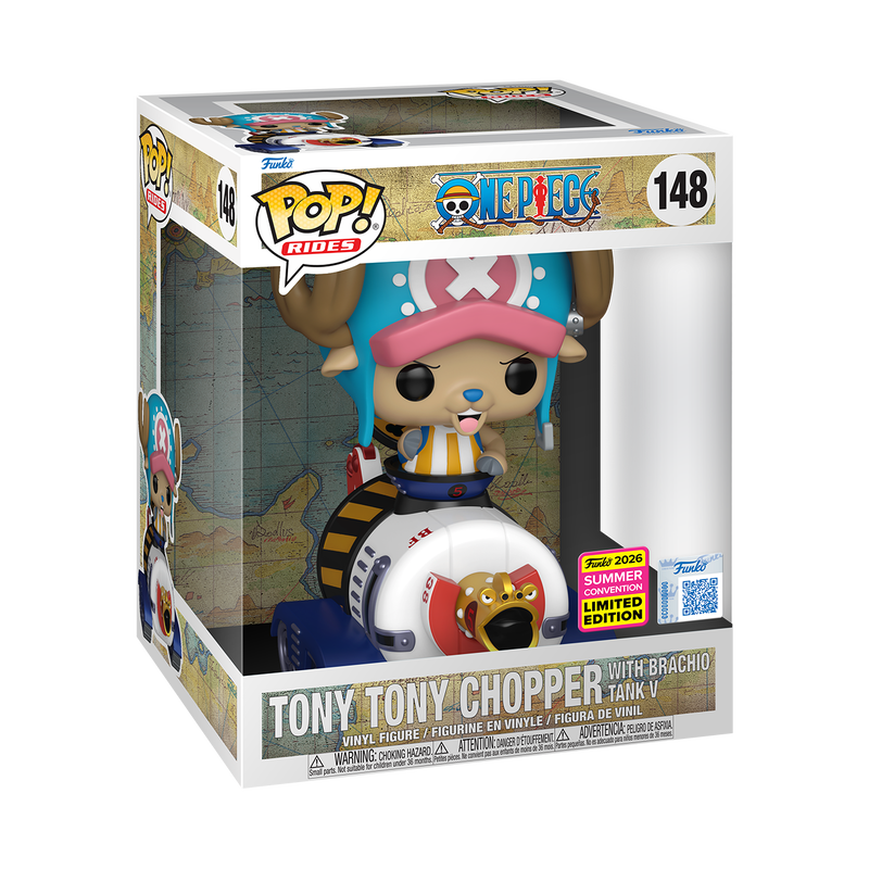 Funko Pop! RIDES: One Piece: Tony Tony Chopper w/ Brachio Tank V #148 - ltd edition