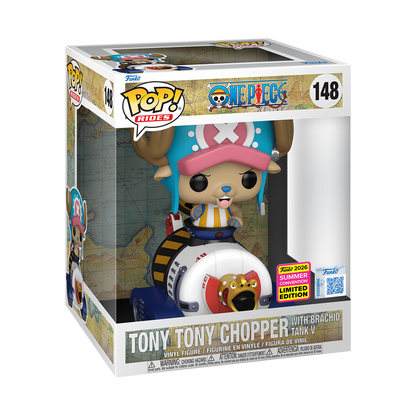 Funko Pop! RIDES: One Piece: Tony Tony Chopper w/ Brachio Tank V #148 - ltd edition