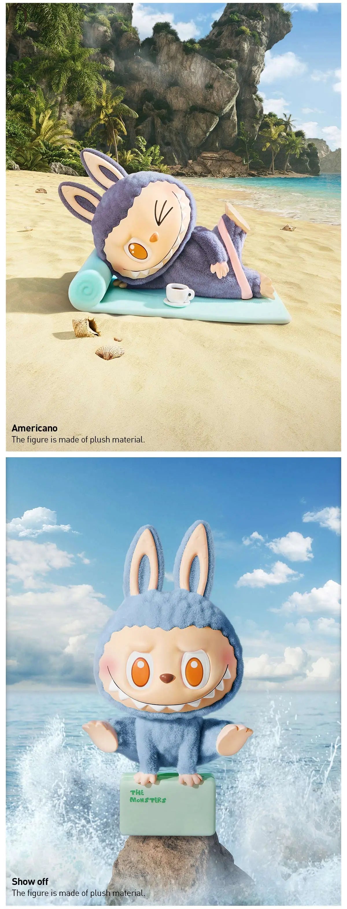 Labubu THE MONSTERS Lazy Yoga Series Figures