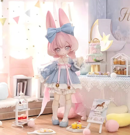 Moon Jumping Time Bunny Series 1/12 Action Figure BJD Blind Box