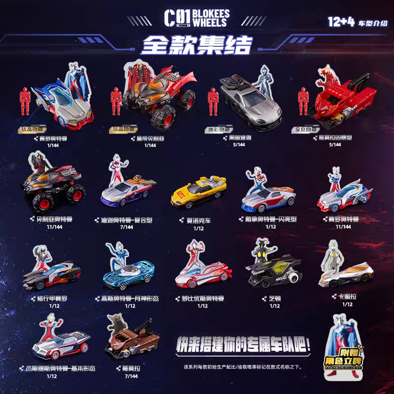 Blokees - Ultraman Building Block Cars Series 1 Blind Box
