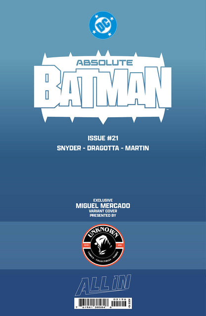 ABSOLUTE BATMAN #21 MIGUEL MERCADO EXCLUSIVE VAR (06/17/2026)