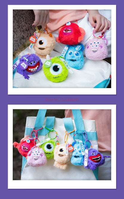 monsters university squishy plush Monster University Plush Pinch Pendant Blind Box – DZ Comics and Gaming