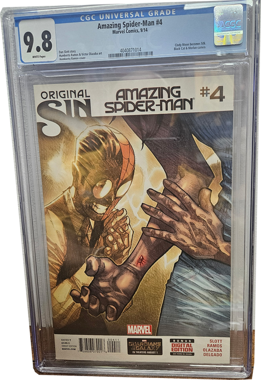 CGC 9.8 Amazing Spiderman #4 (1st Silk)