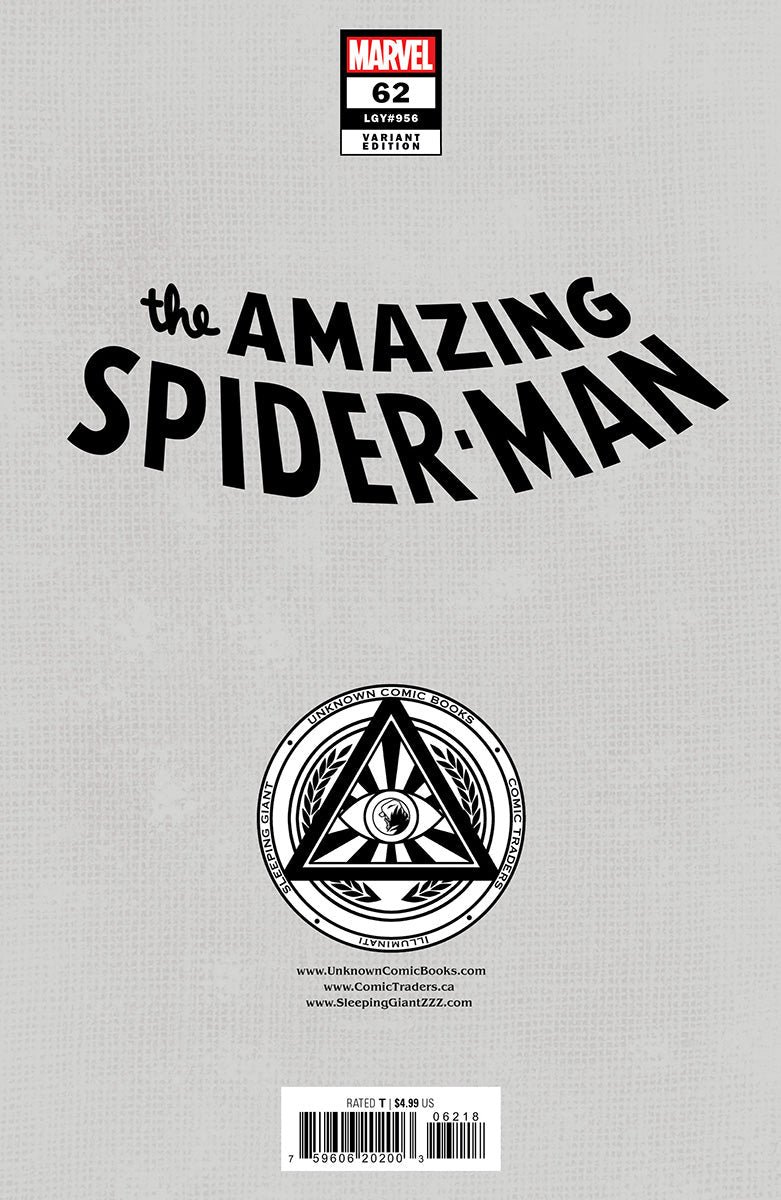 AMAZING SPIDER-MAN #62 UNKNOWN COMICS LEIRIX EXCLUSIVE VAR (11/27