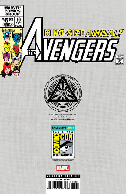 [Foil] Avengers Annual #10 Unknown Comics David Nakayama Exclusive Var Facsimile Sdcc 2024 Edition (05/24/2024)