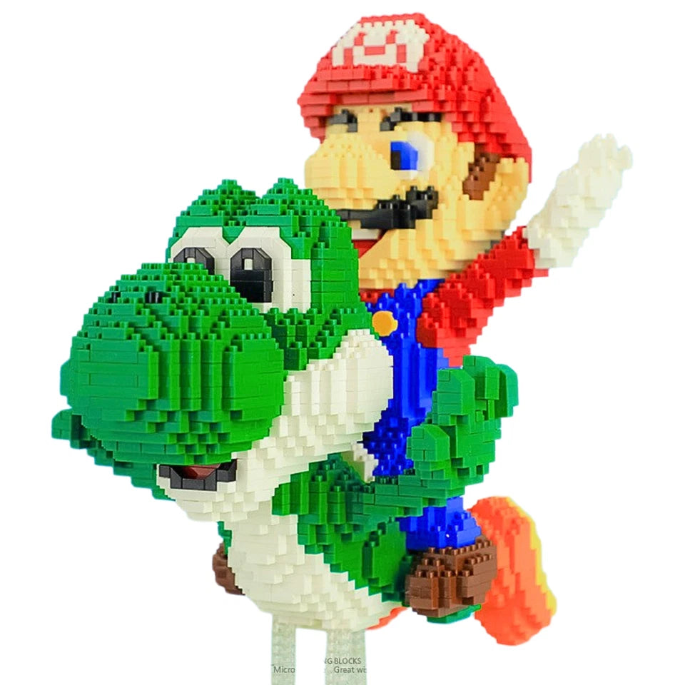 Building Blocks Super Mario Fly With Yoshi Free Limited Skeleton Super Mario