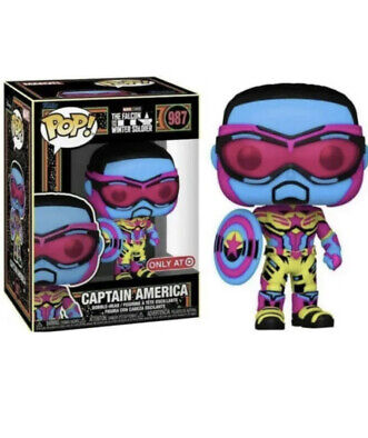 Funko PoP! Neon Falcon Captain America #987 (Blacklight)