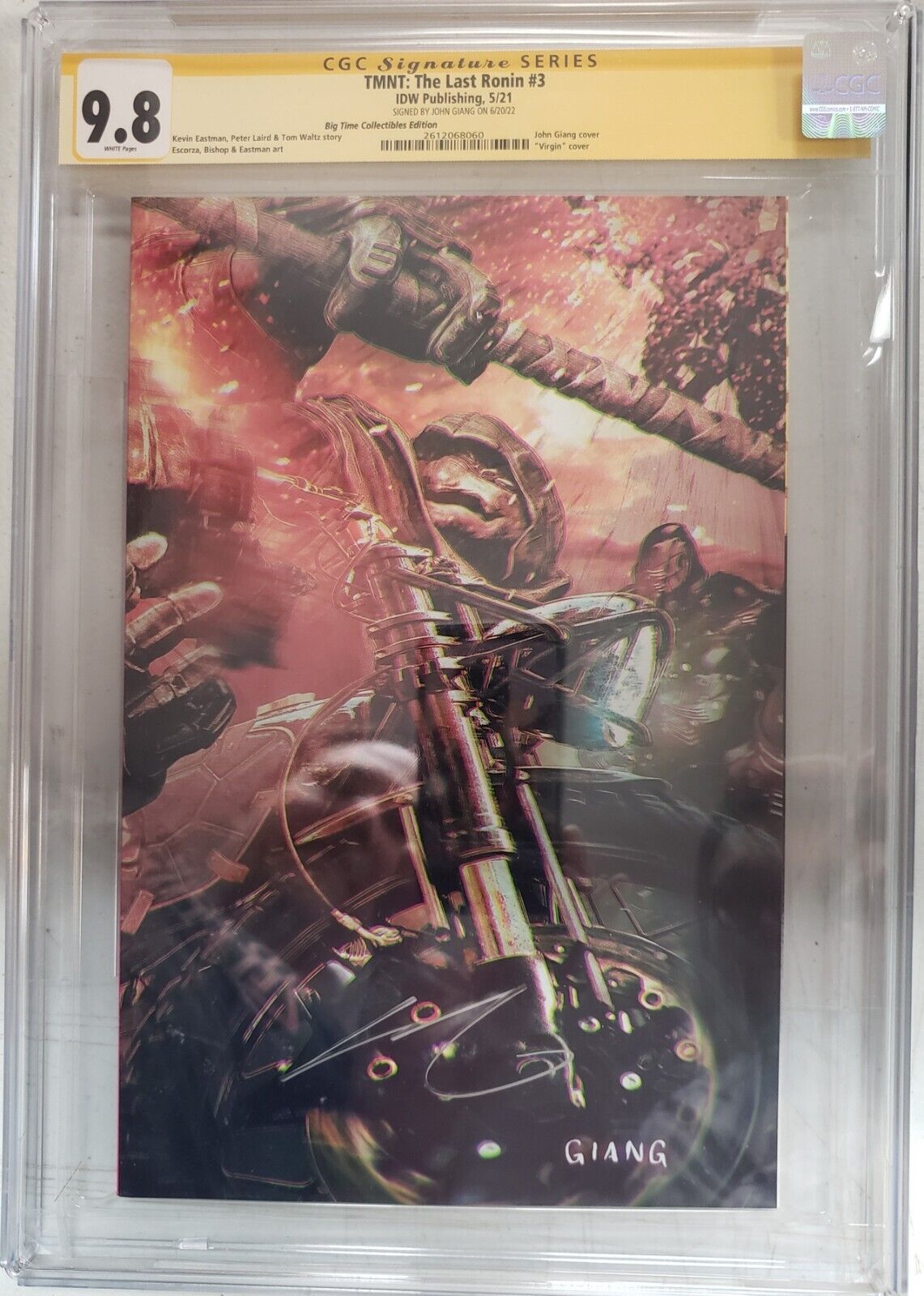 CGC 9.8 Last Ronin #3 Signed by John Giang