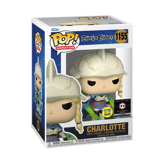Funko Pop! Black Clover Charlotte GITD #1155 Chalice Collectibles Exclusive
