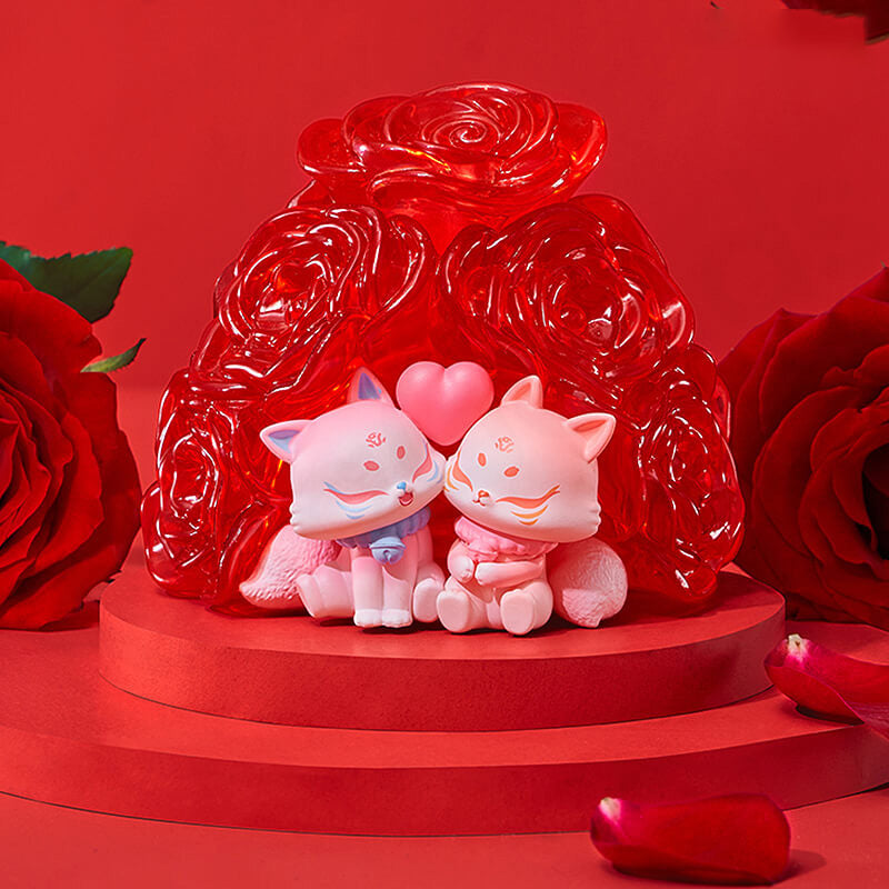 Ancient Nine Tail Fox Rose Fairy Series Blind Box
