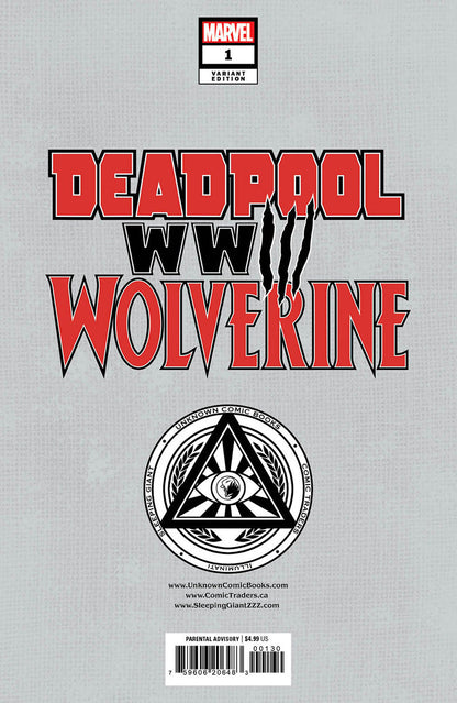 Deadpool & Wolverine: Wwiii #1 Unknown Comics Tyler Kirkham Exclusive Var (05/01/2024)